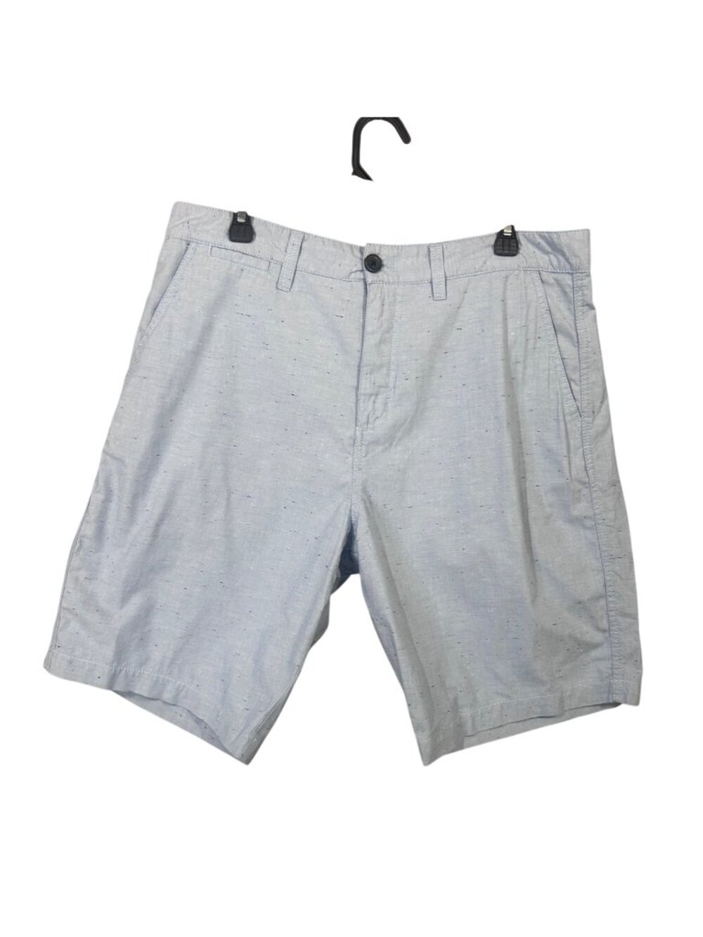 Quiksilver Mens Light Blue Cotton Blend Casual Shorts Size 34 GUC